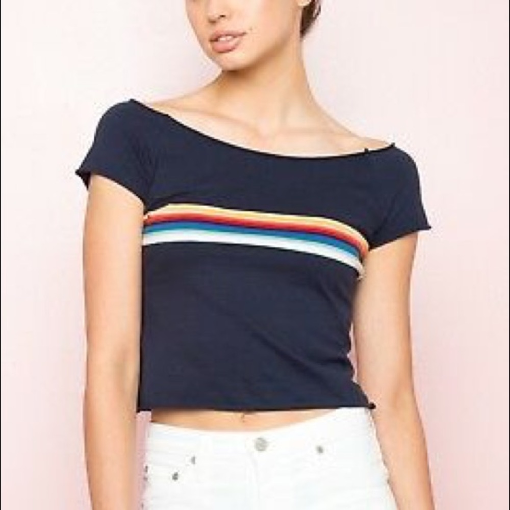 brandy rainbow crop top